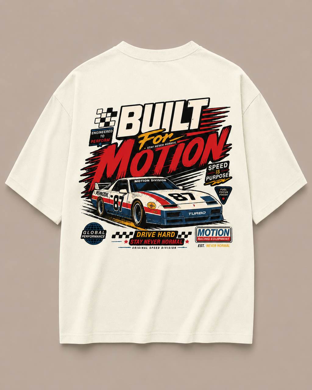 Built For Motion - Oversized Tee