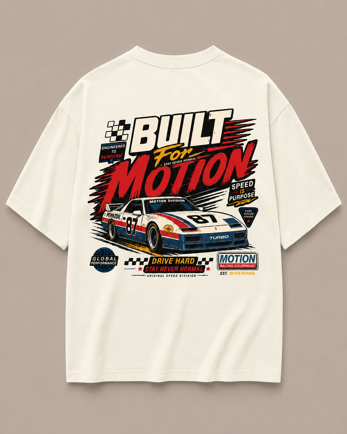 Built For Motion - Oversized Tee