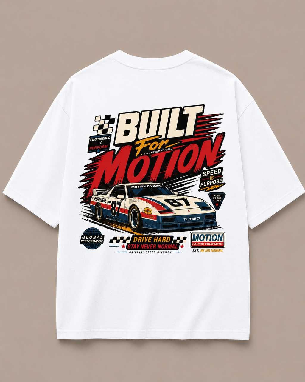 Built For Motion - Oversized Tee