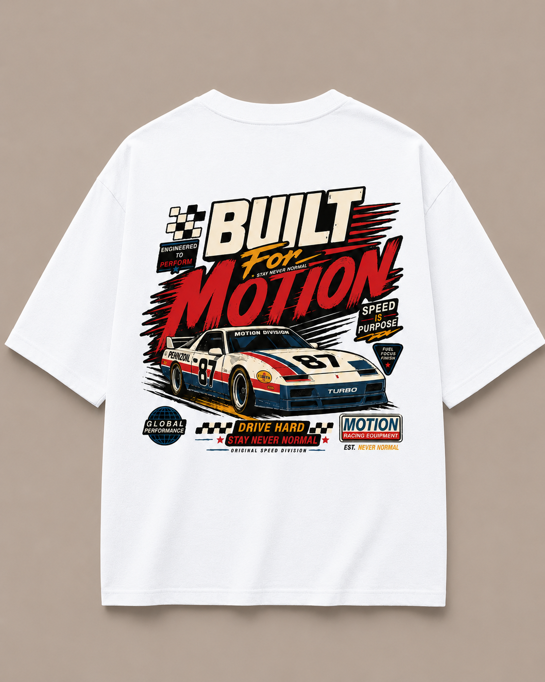 Built For Motion - Oversized Tee
