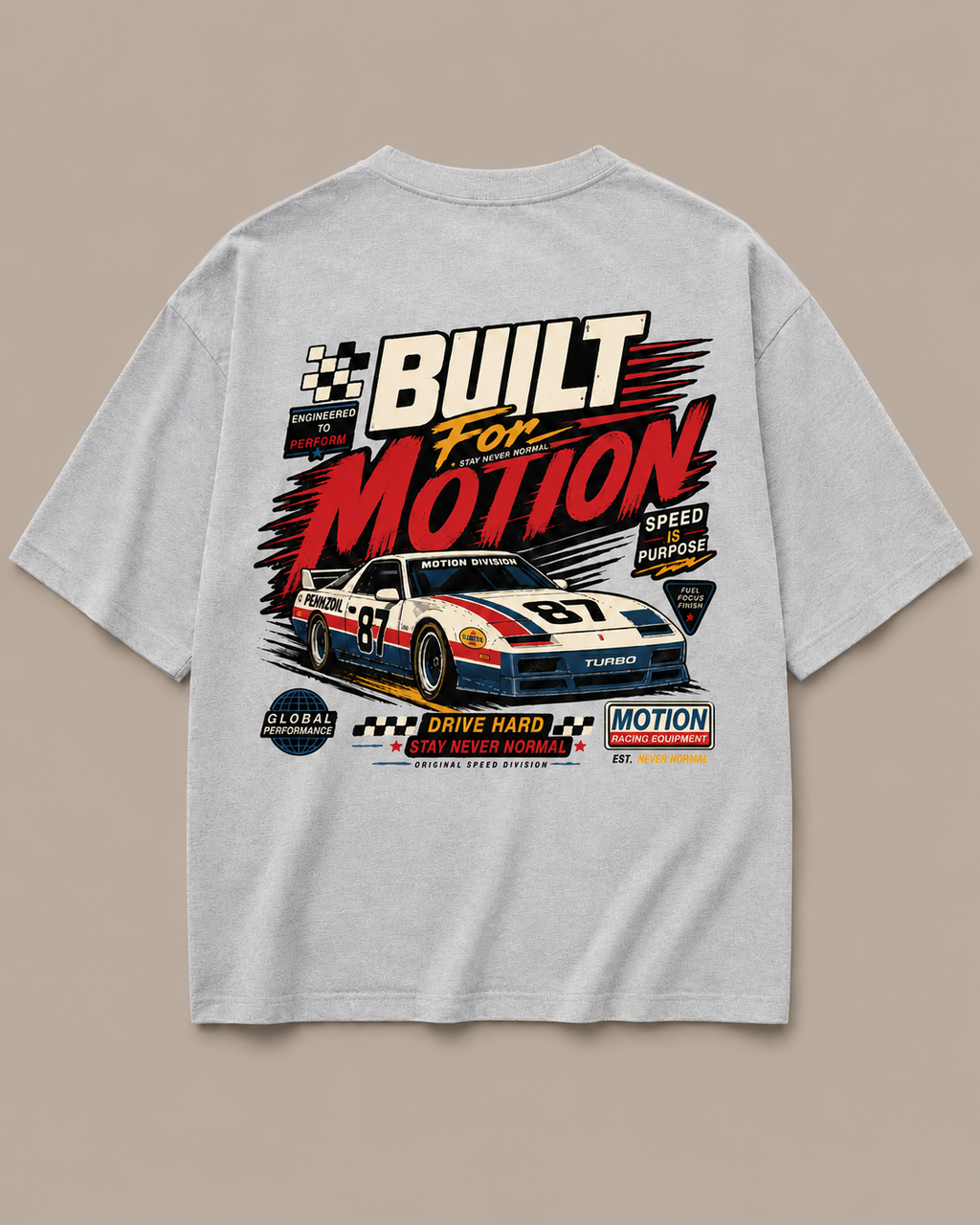 Built For Motion - Oversized Tee