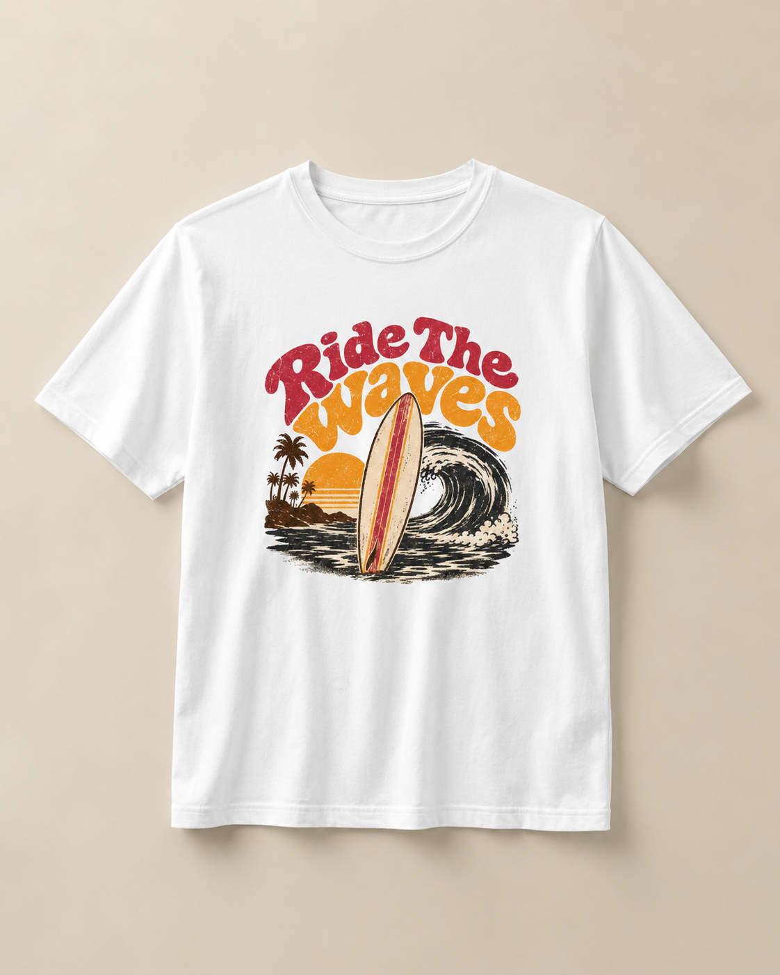 Ride The Waves - Classic Crew Tee