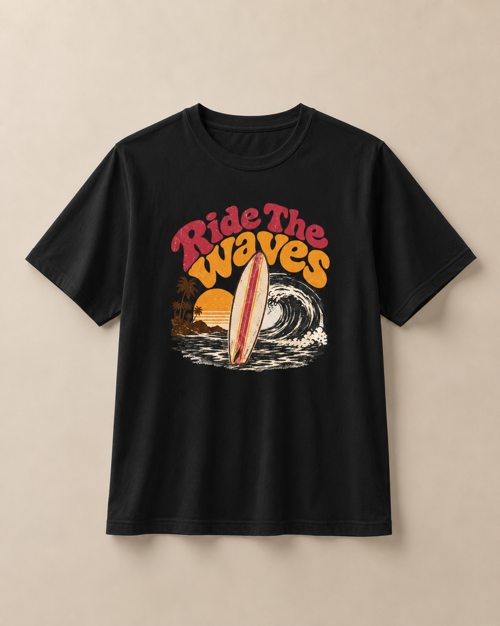 Ride The Waves - Classic Crew Tee