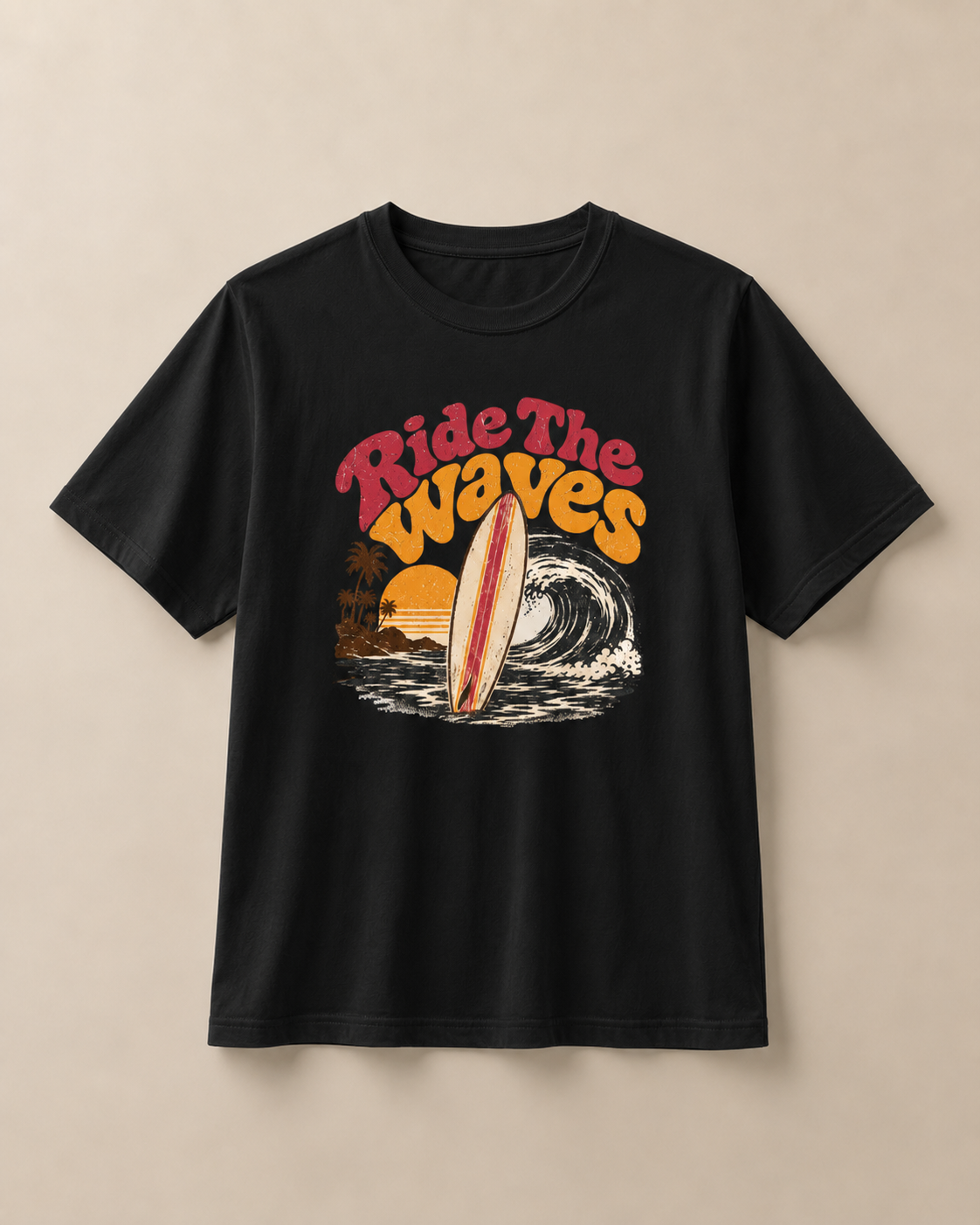Ride The Waves - Classic Crew Tee