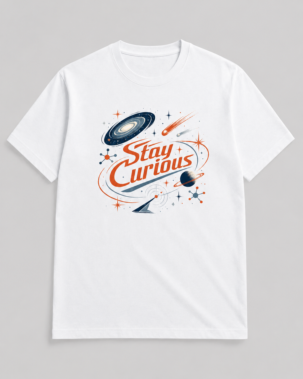 Stay Curious - Classic Crew Tee