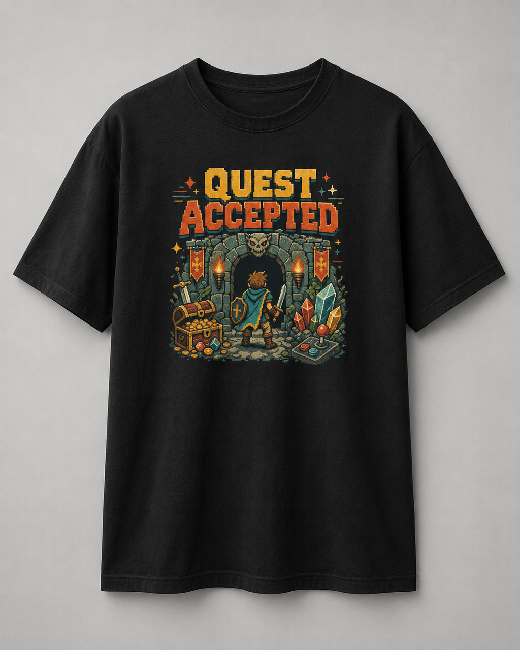 Quest Accepted - Classic Crew Tee