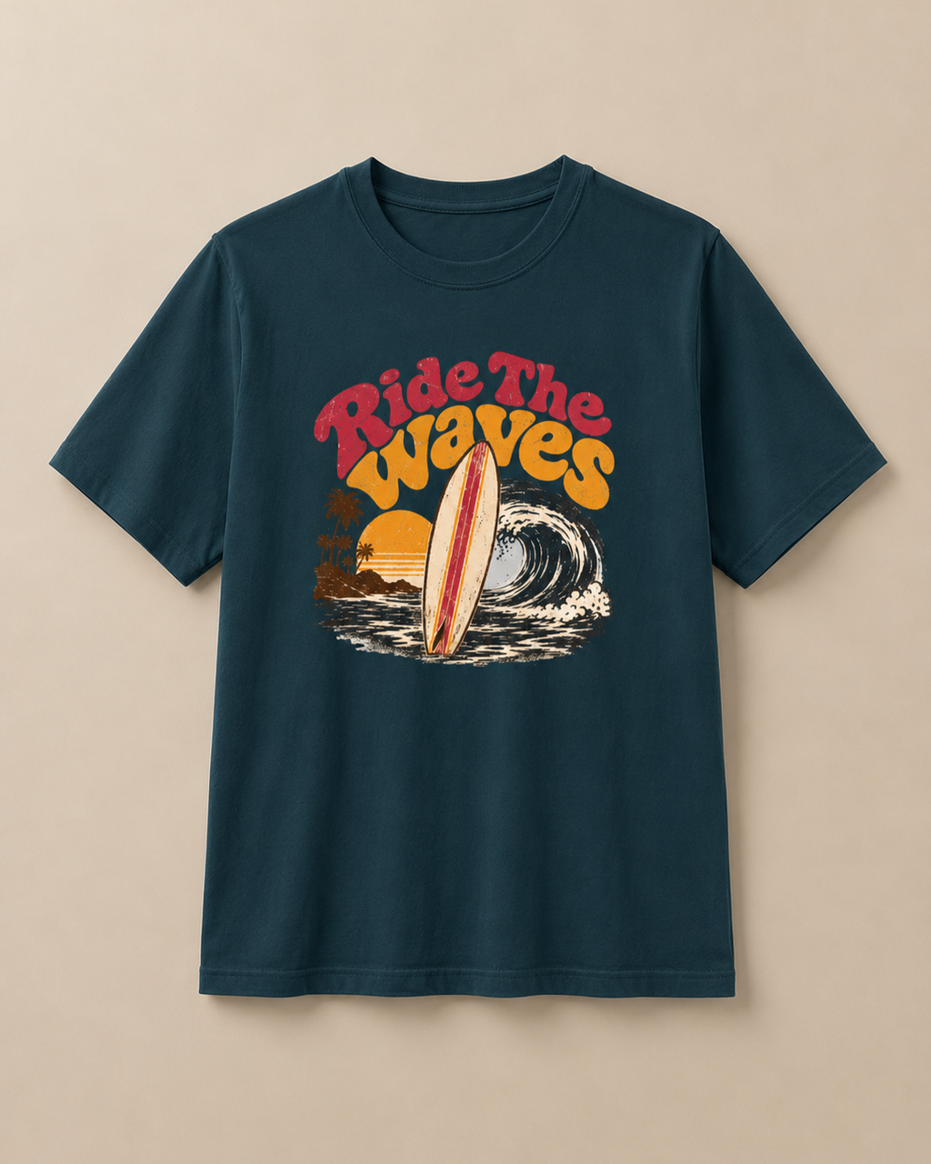 Ride The Waves - Classic Crew Tee
