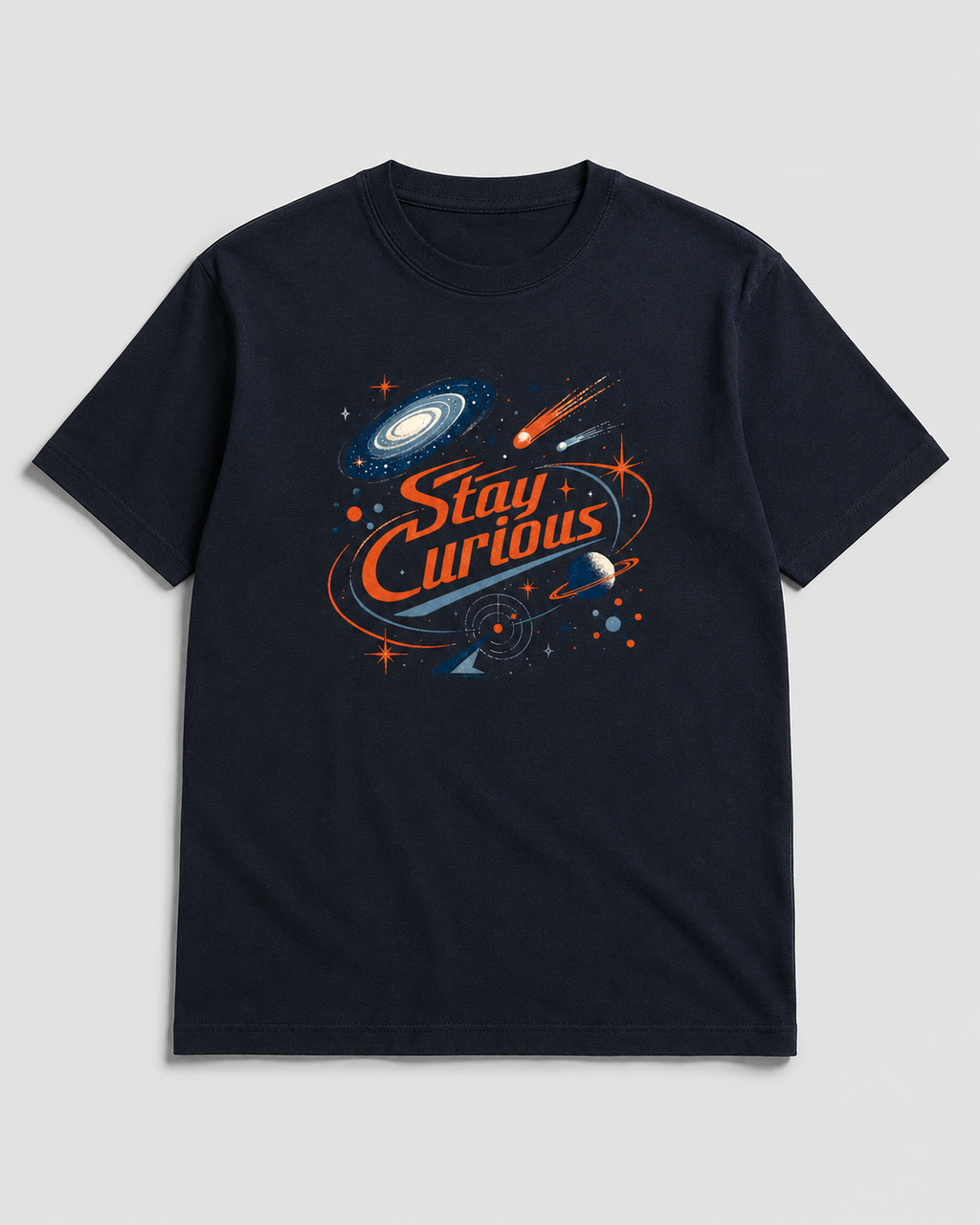 Stay Curious - Classic Crew Tee
