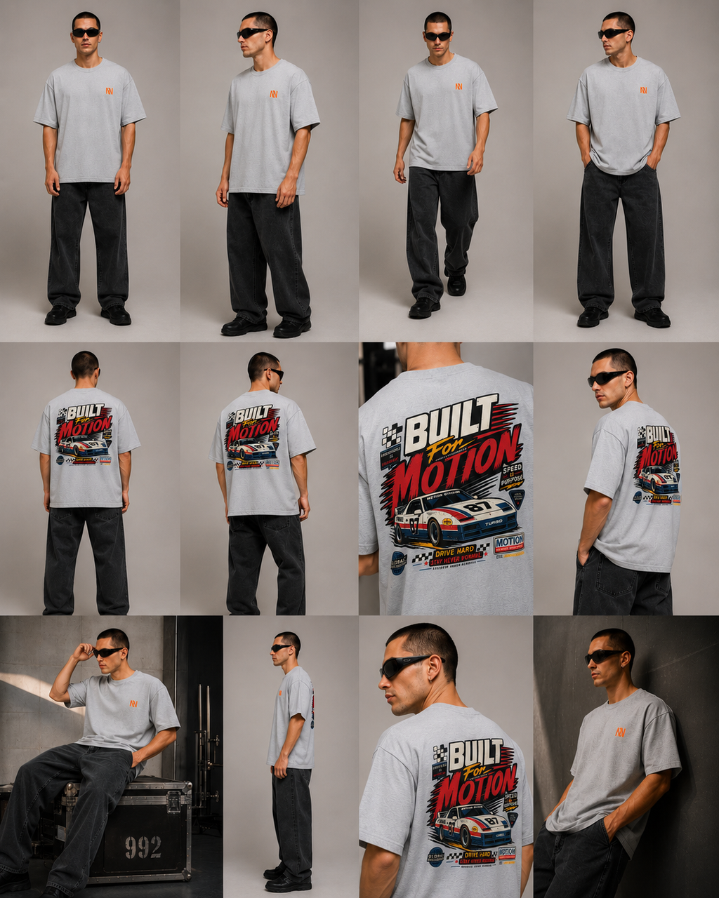 Built For Motion - Oversized Tee