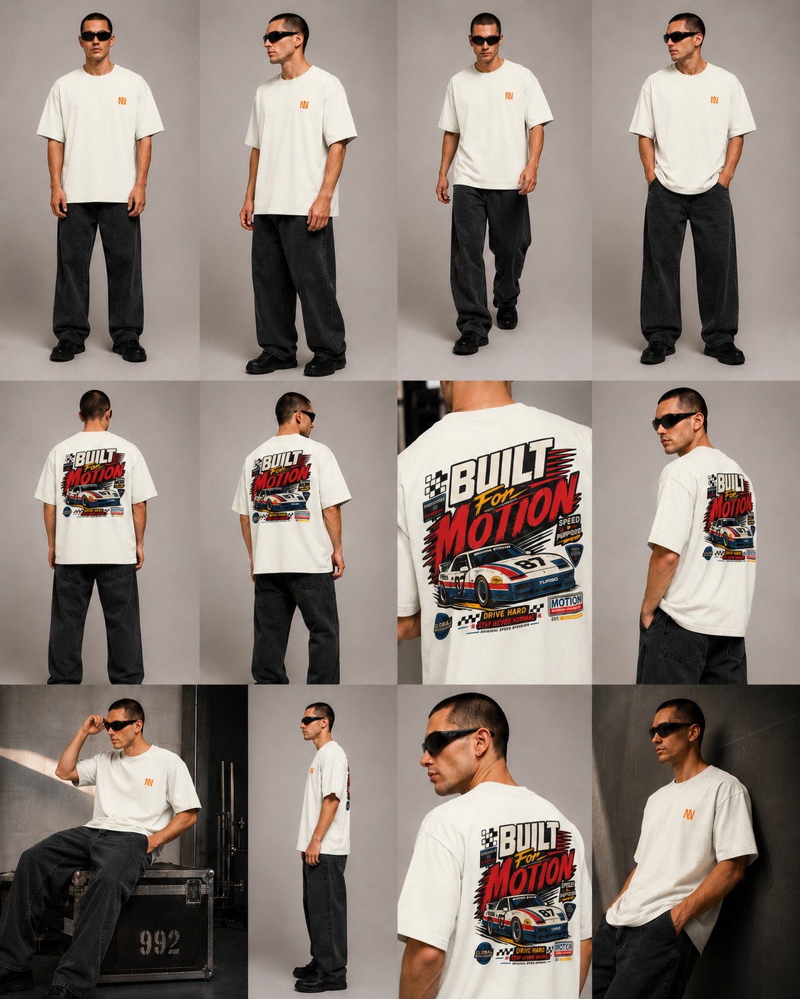 Built For Motion - Oversized Tee