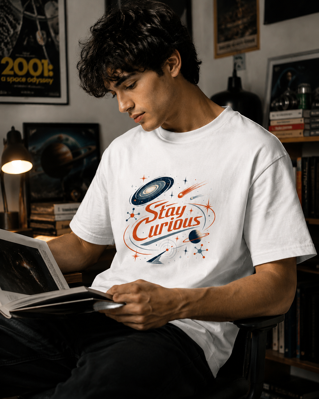 Stay Curious - Classic Crew Tee
