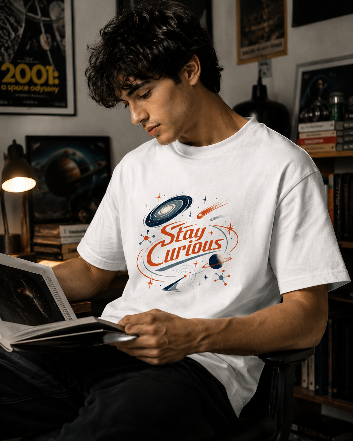 Stay Curious - Classic Crew Tee