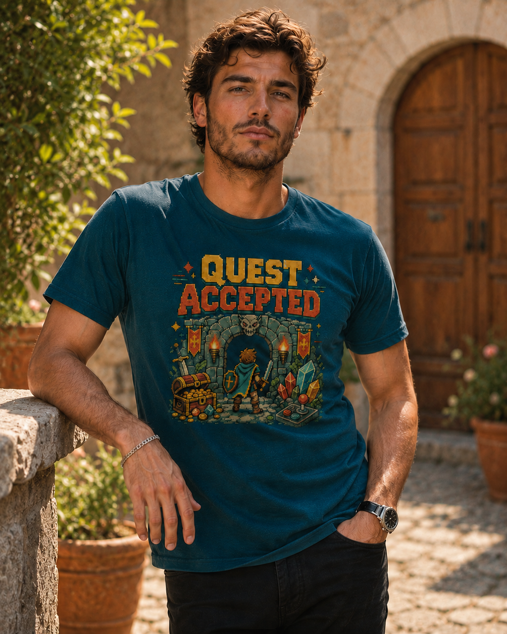 Quest Accepted - Classic Crew Tee