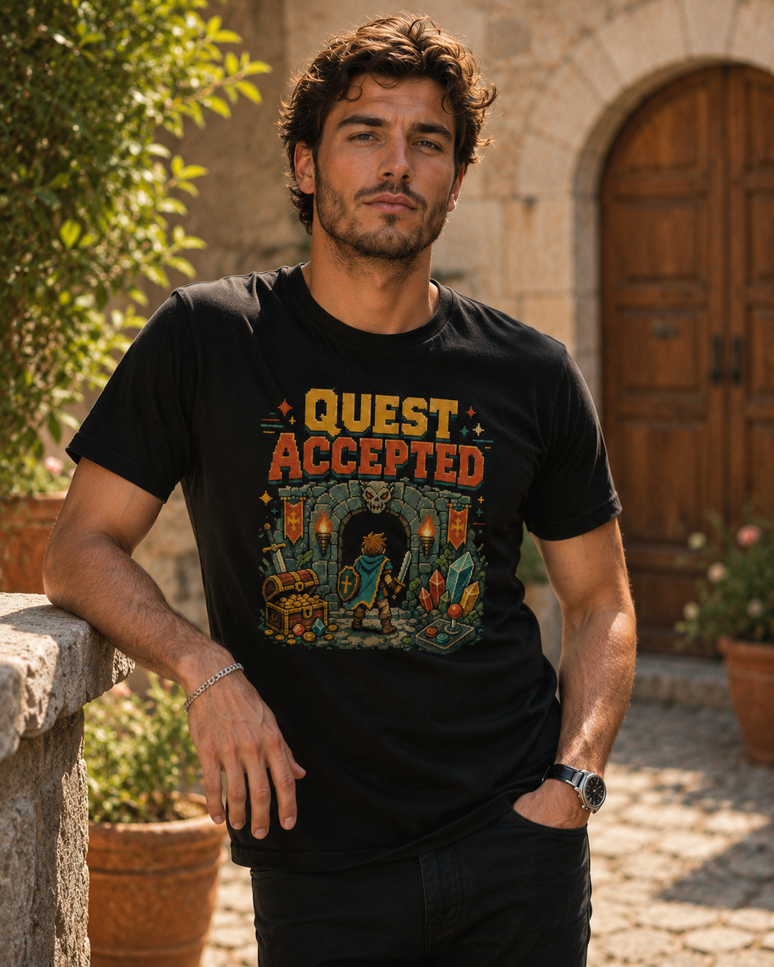 Quest Accepted - Classic Crew Tee