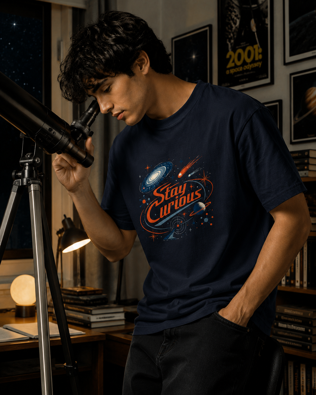 Stay Curious - Classic Crew Tee