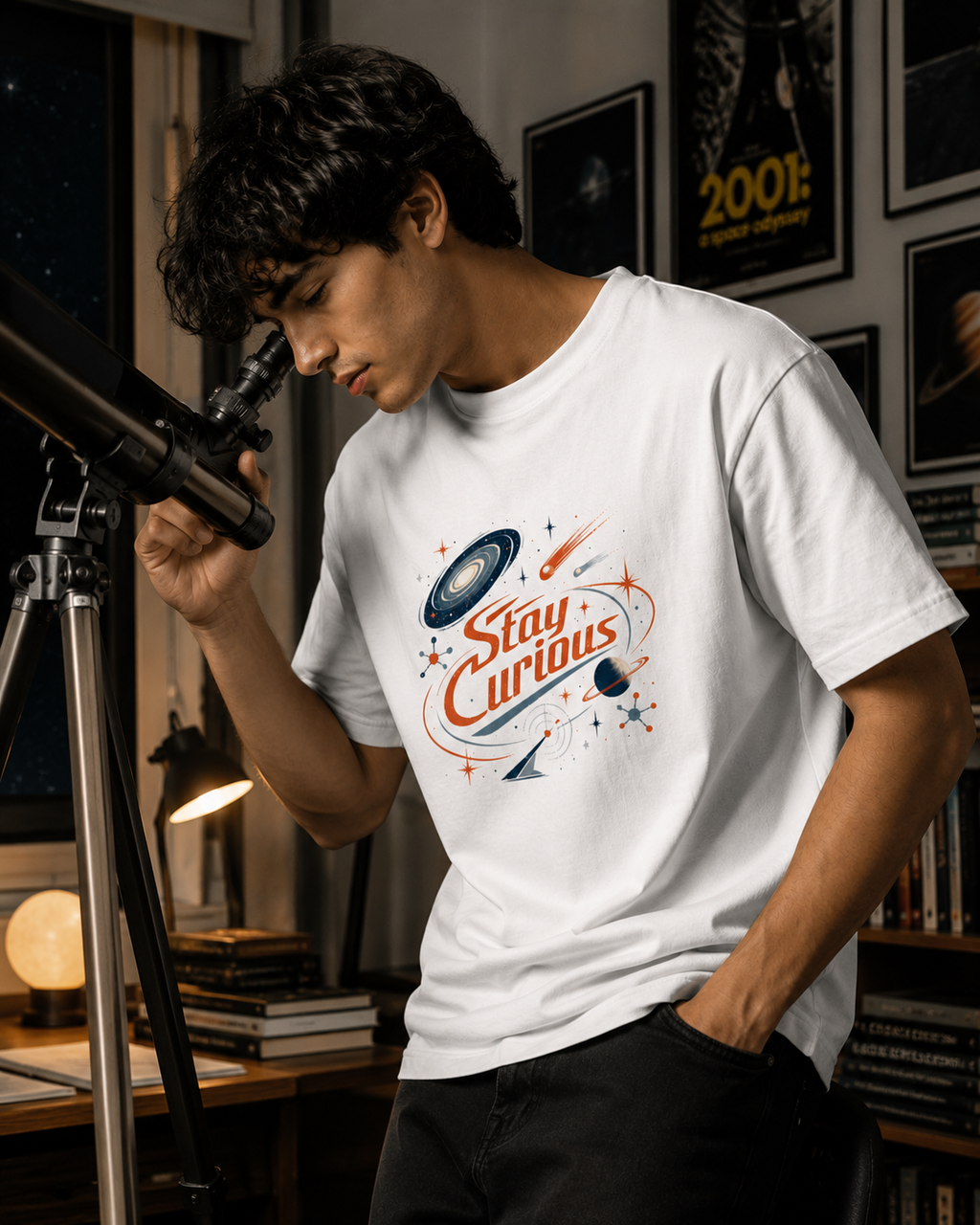 Stay Curious - Classic Crew Tee
