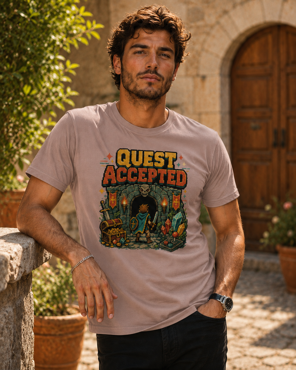 Quest Accepted - Classic Crew Tee
