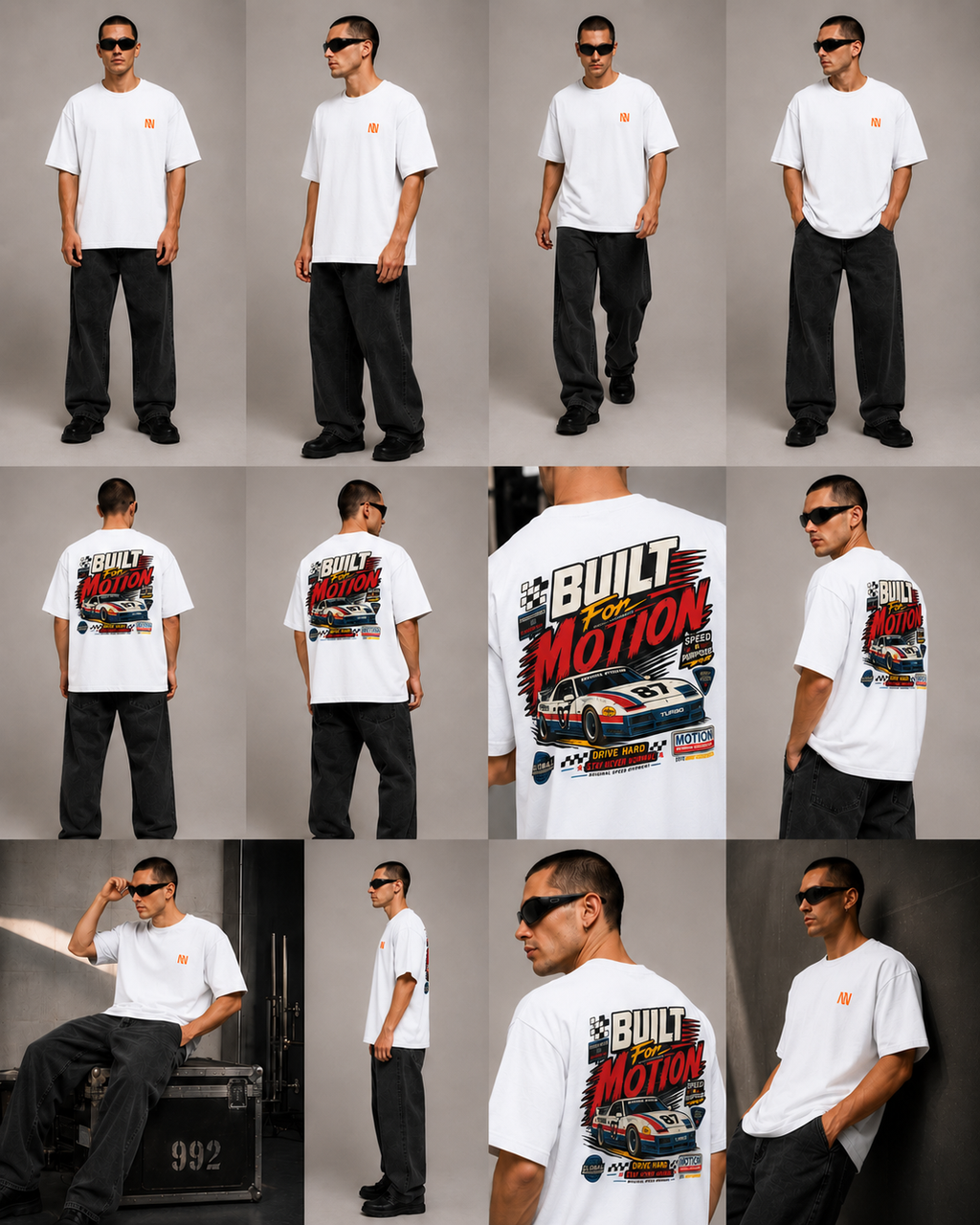 Built For Motion - Oversized Tee